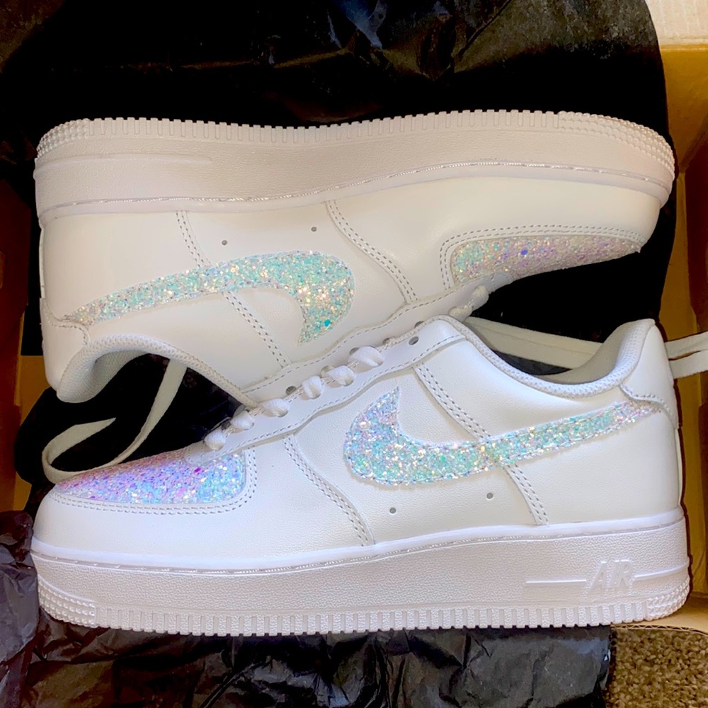 NIB Cusom Glitter Nike Air Force 1